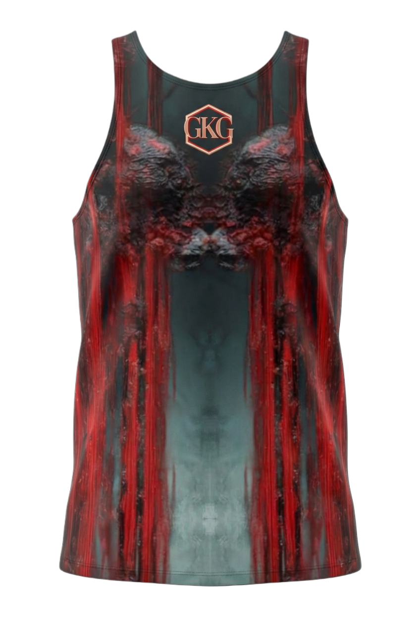 <h1>"Scarlet Dirge"<br><br>Graphic Tank Top</h1>