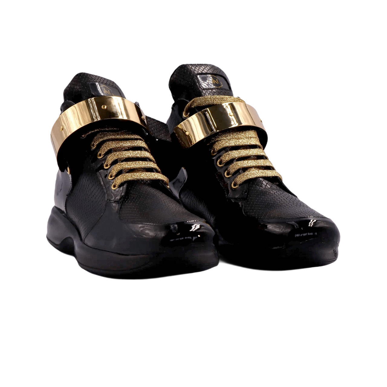 <h1>"Iron Creed: Gilded Wrath" <br><br>Premium Footwear</h1>