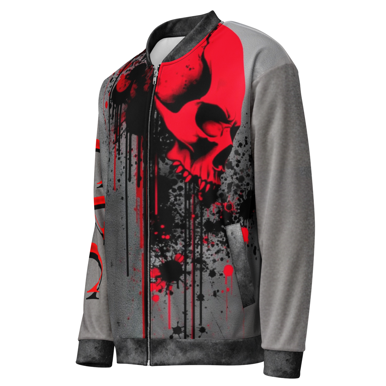 <h1>"Dreadcore: Scarlet Drip"<br><br> Bomber Jacket</h1>