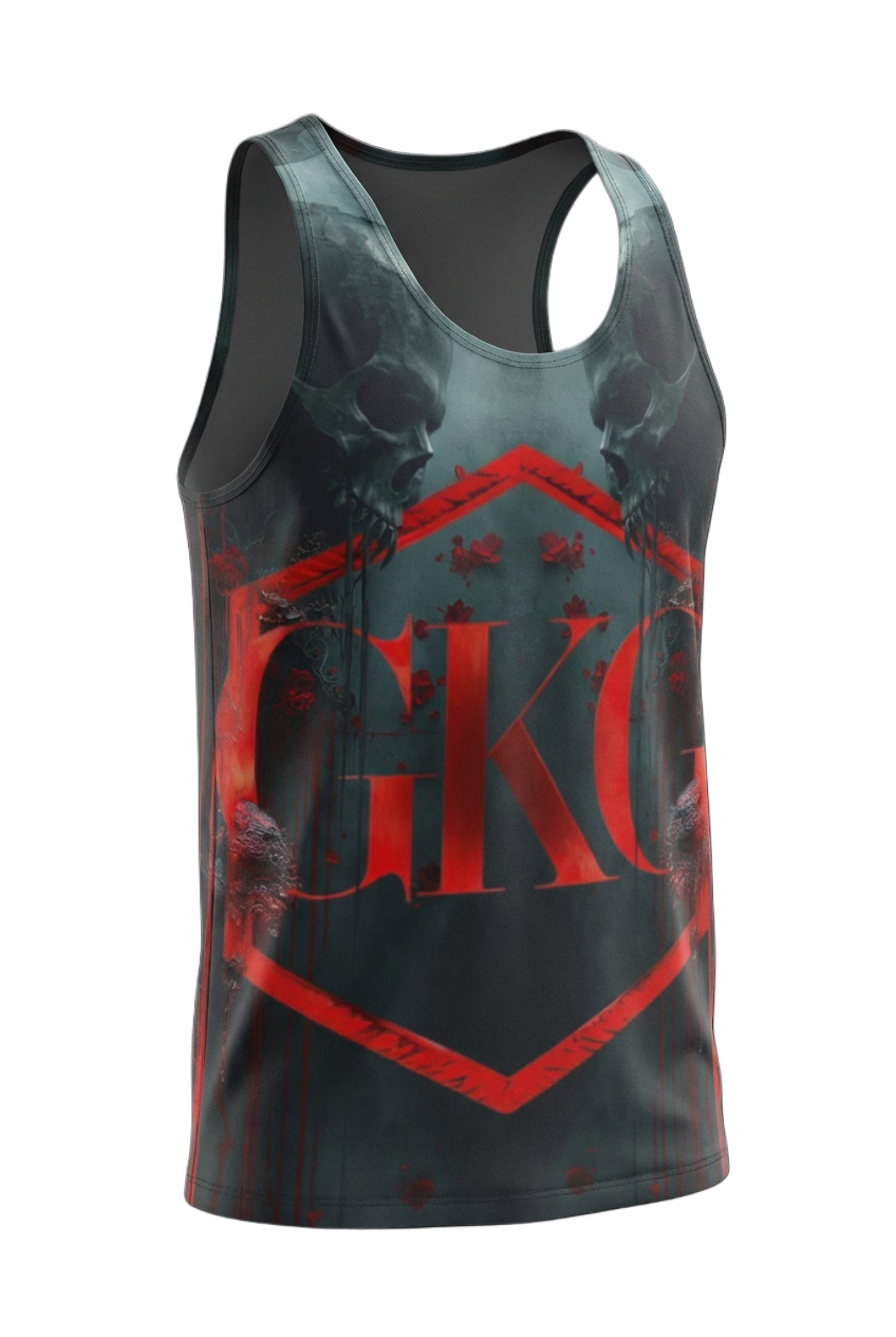 <h1>"Scarlet Dirge"<br><br>Graphic Tank Top</h1>